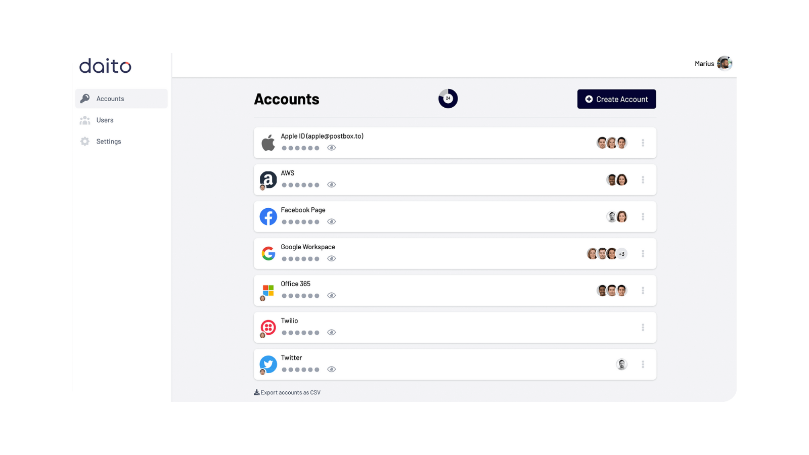 Daito Authenticator Daito 2FA