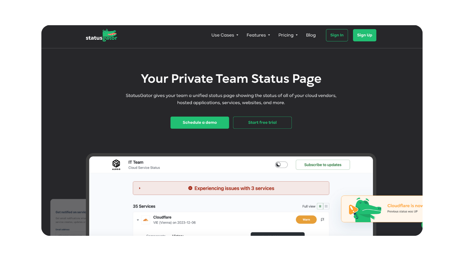 Statusgator Black Friday Deal Statusgator Black Friday Deal