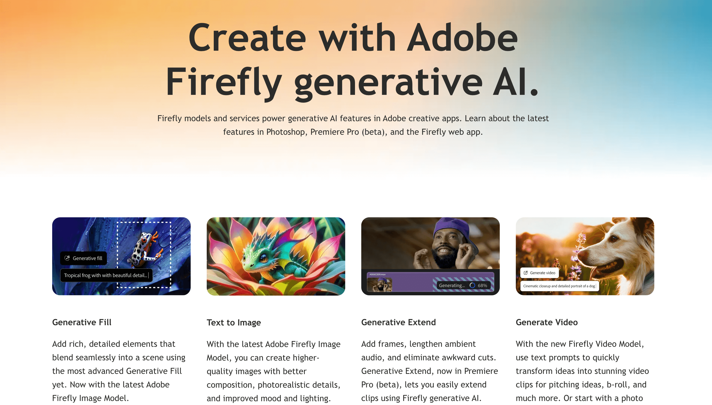 Adobe firefly AI